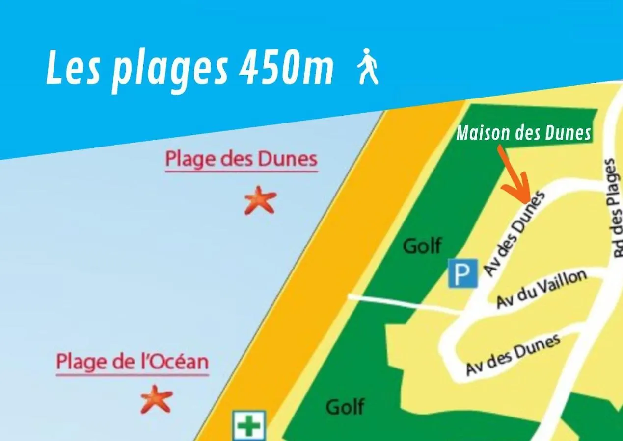Maison Des Dunes, T2, Proche Plage Et Foret Anglet Daire
